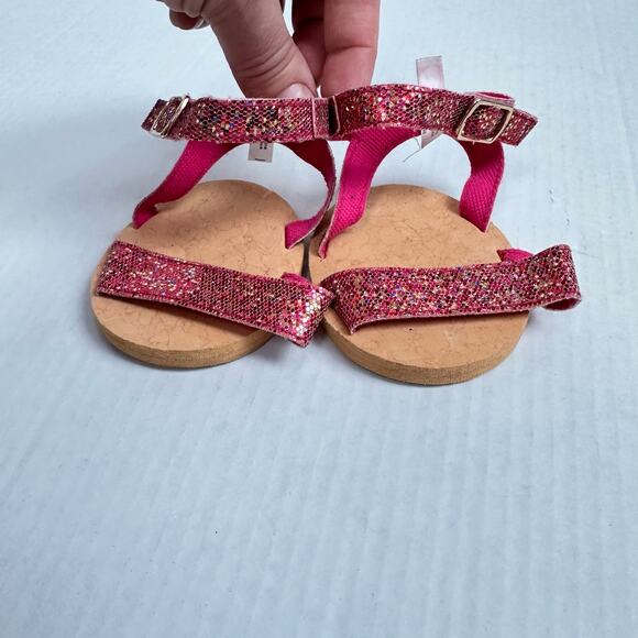 Build a Bear Pink Sparkly Glitter Sandals BAB BABW - Picture 1 of 7